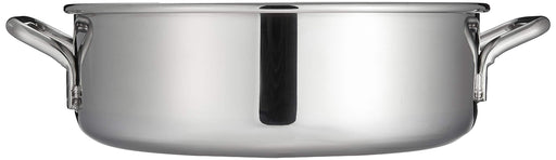 Endo Shoji Denji Alpha 24cm Pot IH Compatible Strong Coat Japan Stainless Steel-Kiichin - The #1 Place for Japanese Goods in Your Hand!