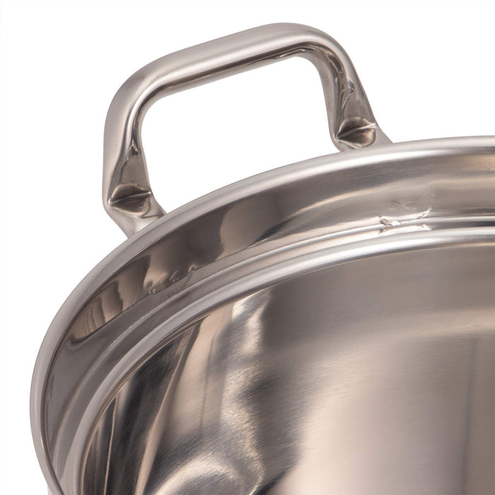 Endo Shoji 45cm IH Compatible Stainless Steel Round Pot Made in Japan-Kiichin - The #1 Place for Japanese Goods in Your Hand!