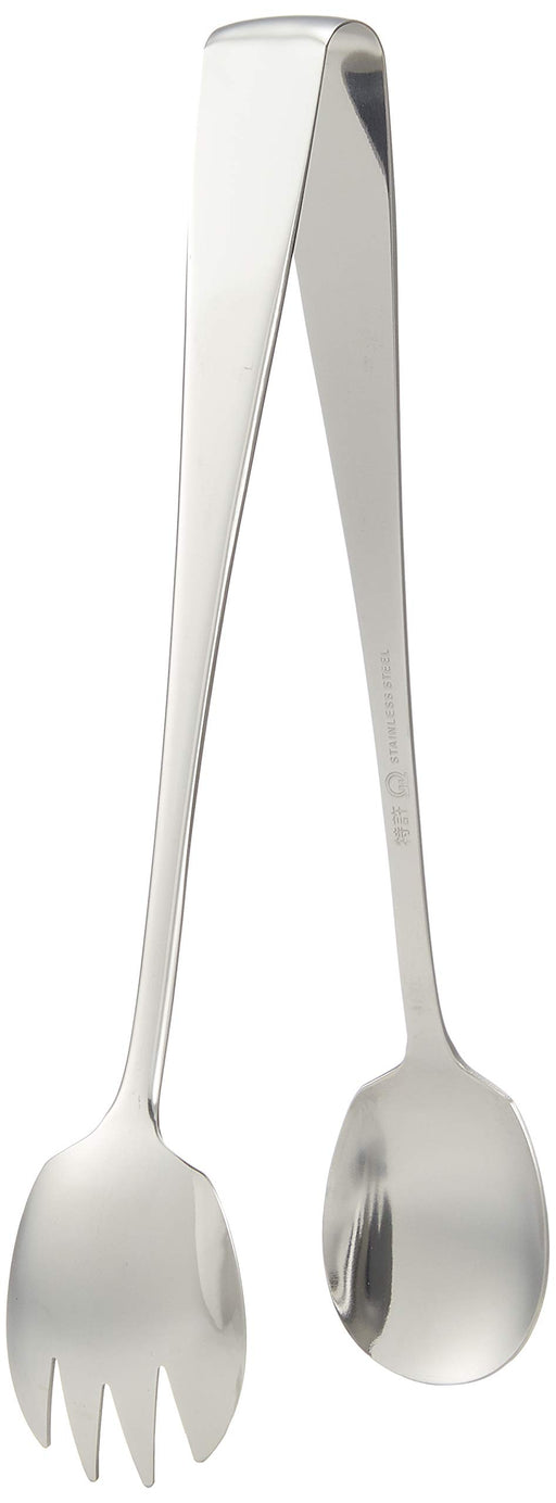 Endo Shoji Small Commercial Salad Tongs 18-0 Stainless Steel Made in Japan-Kiichin - The #1 Place for Japanese Goods in Your Hand!
