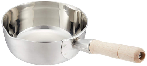 Endo Shoji 15cm Stainless Steel Yukihira Pot for Induction Cookers Japan-Made-Kiichin - The #1 Place for Japanese Goods in Your Hand!