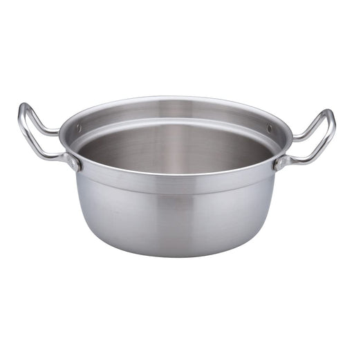 Endo Shoji 33cm Torino Japanese Pot Induction Ready 3-Ply Steel Made in Japan-Kiichin - The #1 Place for Japanese Goods in Your Hand!