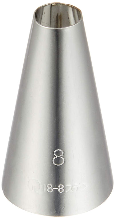 Endo Shoji No.8 Round Nozzle 18-8 Stainless Steel for Commercial Use Japan-Kiichin - The #1 Place for Japanese Goods in Your Hand!