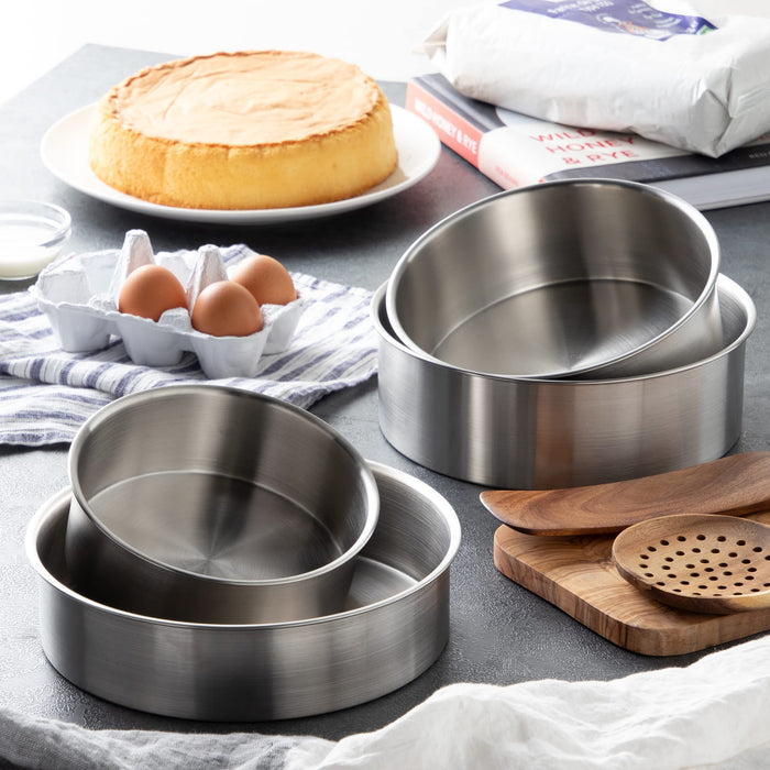 Endo Shoji Tkg 24cm Stainless Steel Cheesecake Mold Rust Resistant-Kiichin - The #1 Place for Japanese Goods in Your Hand!