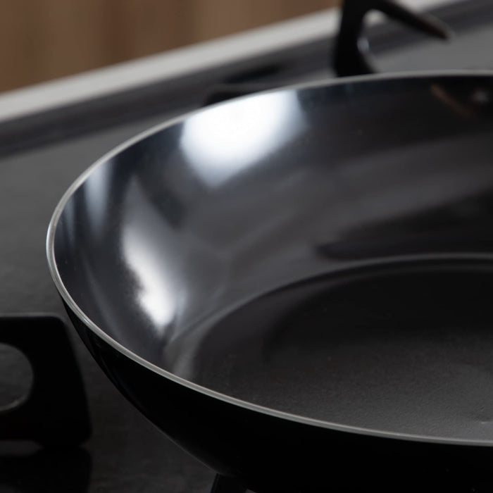 Endo Shoji 18cm Iron Frying Pan - Short Handle Uniform Heat IH Compatible-Kiichin - The #1 Place for Japanese Goods in Your Hand!