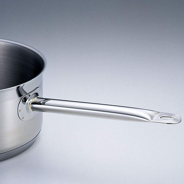 Endo Shoji Tkg 24Cm Deep Stainless Steel Saucepan IH Compatible Rust-Resistant-Kiichin - The #1 Place for Japanese Goods in Your Hand!