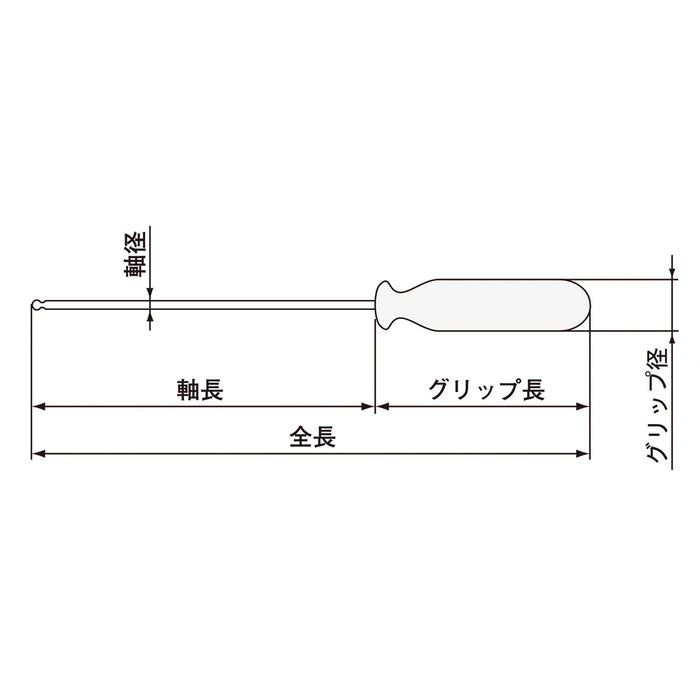 Engineer Brand Hexagonal Screwdriver Set of 4 Dk-01 Series-Kiichin - The #1 Place for Japanese Goods in Your Hand!