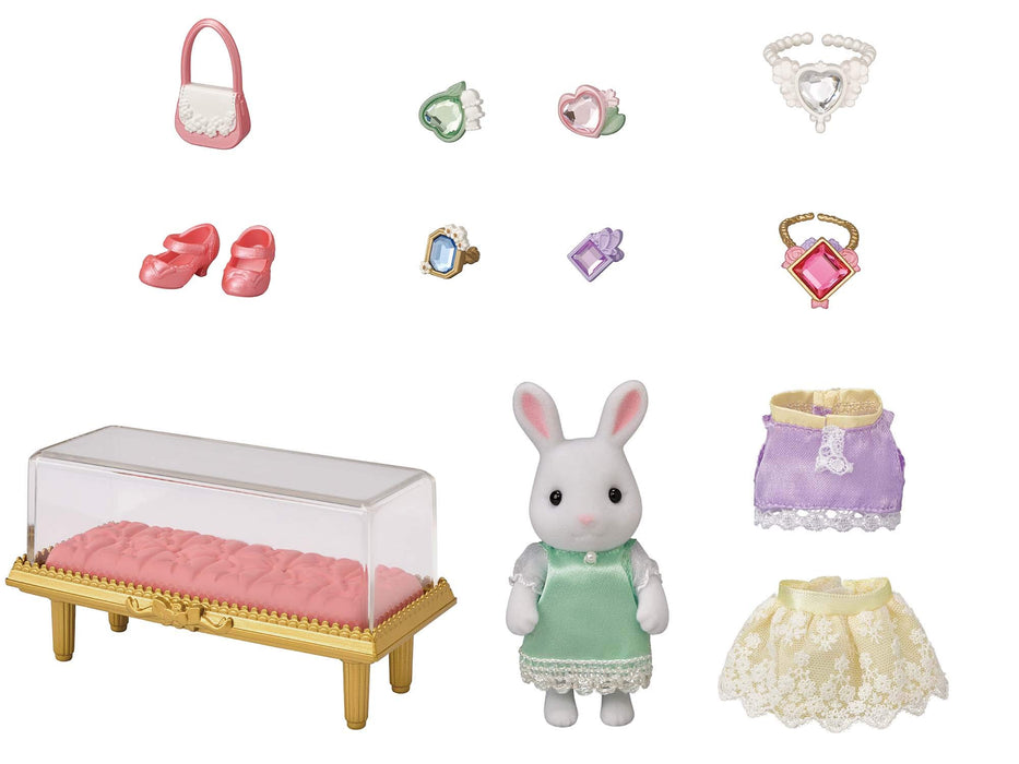 Epoch Sylvanian Families Town Fashion Coordination Glitter Jewelry Set TVS-14-Kiichin - The #1 Place for Japanese Goods in Your Hand!