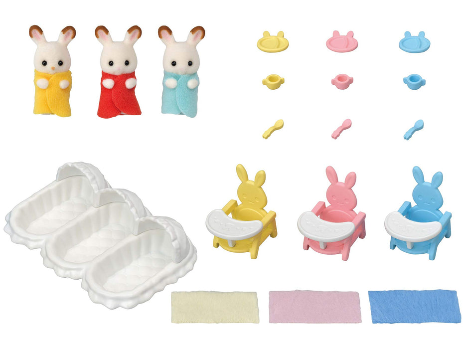 Epoch Sylvanian Families Chocolate Rabbit Doll with Furniture Set-Kiichin - The #1 Place for Japanese Goods in Your Hand!