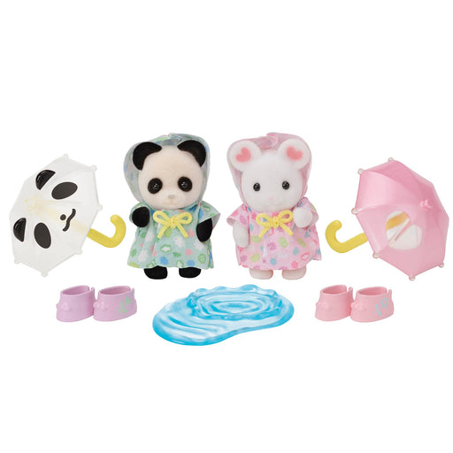 Epoch Sylvanian Families DollhouseRain Play Nakayoshi Baby Set S-74 for 3 Years and Up-Kiichin - The #1 Place for Japanese Goods in Your Hand!