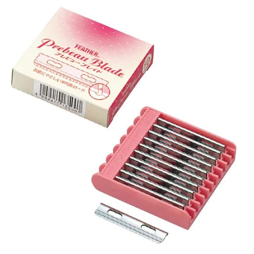 Feather Safety Razor with 10 Preview Blades - Premium Quality Shaving Set-Kiichin - The #1 Place for Japanese Goods in Your Hand!
