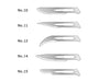 Feather Safety Razor No.3 Handle - No.14 Spare Scalpel Blade Pack of 100-Kiichin - The #1 Place for Japanese Goods in Your Hand!