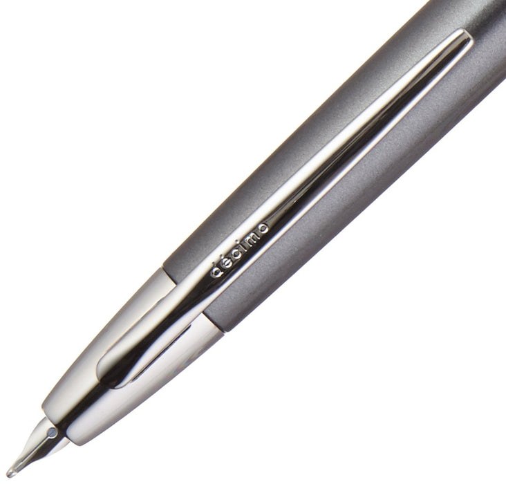 Pilot Decimo Fountain Pen Bold Point Capless Design with Dark Gray Mica Shaft-Kiichin - The #1 Place for Japanese Goods in Your Hand!