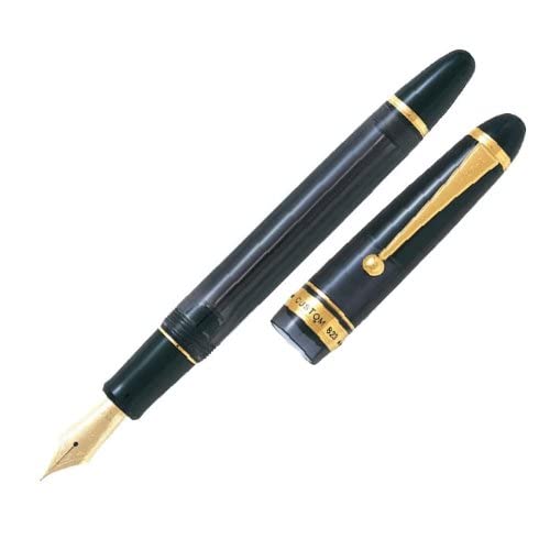 Pilot Custom 823 Bold Fountain Pen - Transparent Black Shaft Plunger Type-Kiichin - The #1 Place for Japanese Goods in Your Hand!