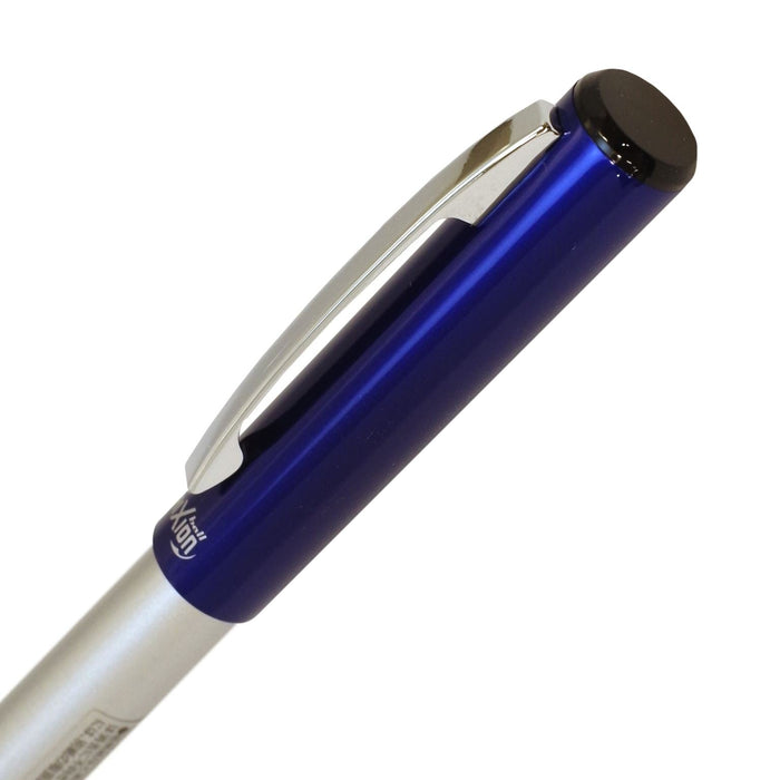 Pilot Frixion Ball Biz 0.5mm Black Ink with Aluminum Cap Blue - LFBN-150EF-L-Kiichin - The #1 Place for Japanese Goods in Your Hand!