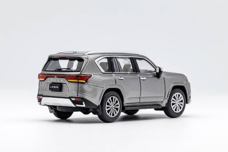 Gaincorp Products Lexus LX600 1/64 LHD Gray Model Car-Kiichin - The #1 Place for Japanese Goods in Your Hand!