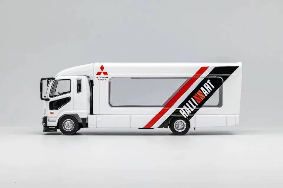 Gaincorp Products 1/64 Mitsubishi Fuso Truck Ralliart Finished Model-Kiichin - The #1 Place for Japanese Goods in Your Hand!