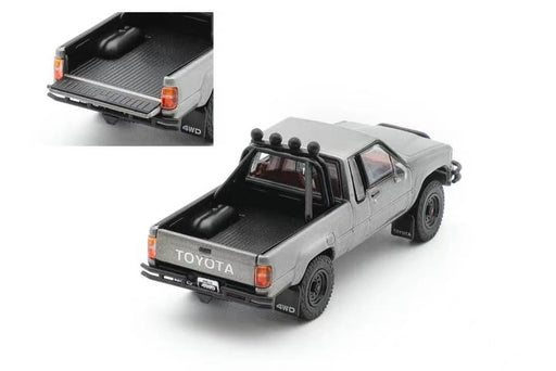 Gaincorp Products 1/64 Toyota Hilux Sr5 Xtra Cab 1985 LHD Gray Model-Kiichin - The #1 Place for Japanese Goods in Your Hand!