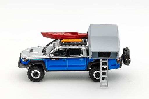 Gaincorp Products 1/64 Toyota Tacoma Camping Version Lhd Silver Blue-Kiichin - The #1 Place for Japanese Goods in Your Hand!