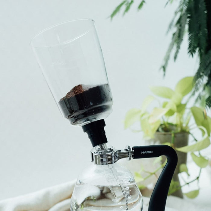 Hario Nxar 5 Siphon Coffee Machine Black for 5 People High Performance Drip