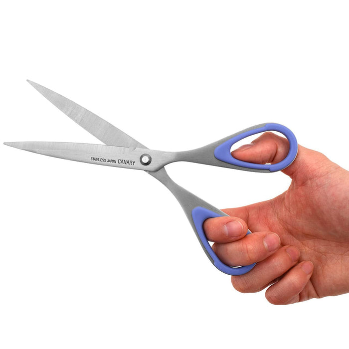 Hasegawa Knives Office Scissors Sword Tip Blue 17.5cm Total 7.5cm Blade Length-Kiichin - The #1 Place for Japanese Goods in Your Hand!