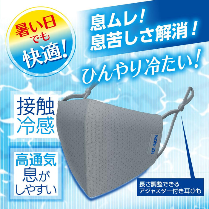 Ice Packs Icenon Cooling Mask Grey 2 Piece Set for Soothing Relief