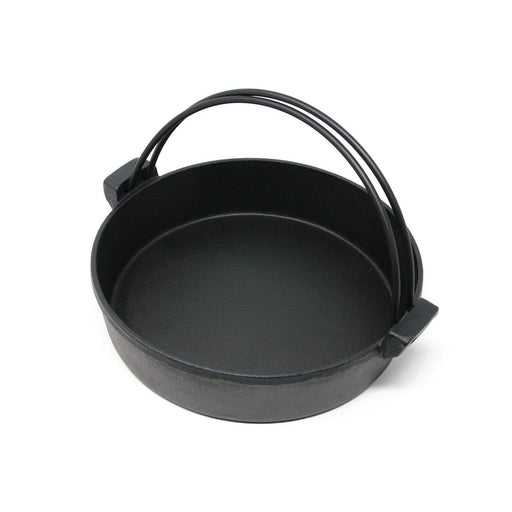 Ikenaga 24cm Induction Cast-Iron Sukiyaki Pan with Dual Handles-Kiichin - The #1 Place for Japanese Goods in Your Hand!