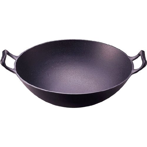 Iwachu Chinese Wok Small Deep Black Nambu Iron 27.5Cm Direct Heat 21053-Kiichin - The #1 Place for Japanese Goods in Your Hand!