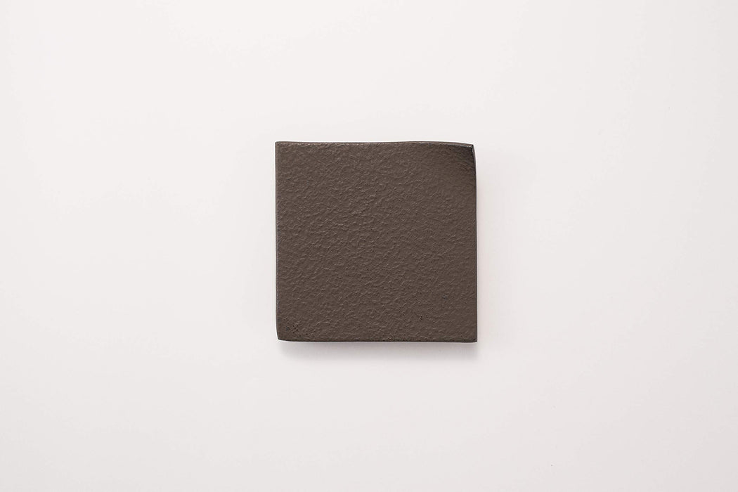Iwachu Kettle Stand Square Dark Brown 11x11 cm Nambu Ironware 17232-Kiichin - The #1 Place for Japanese Goods in Your Hand!
