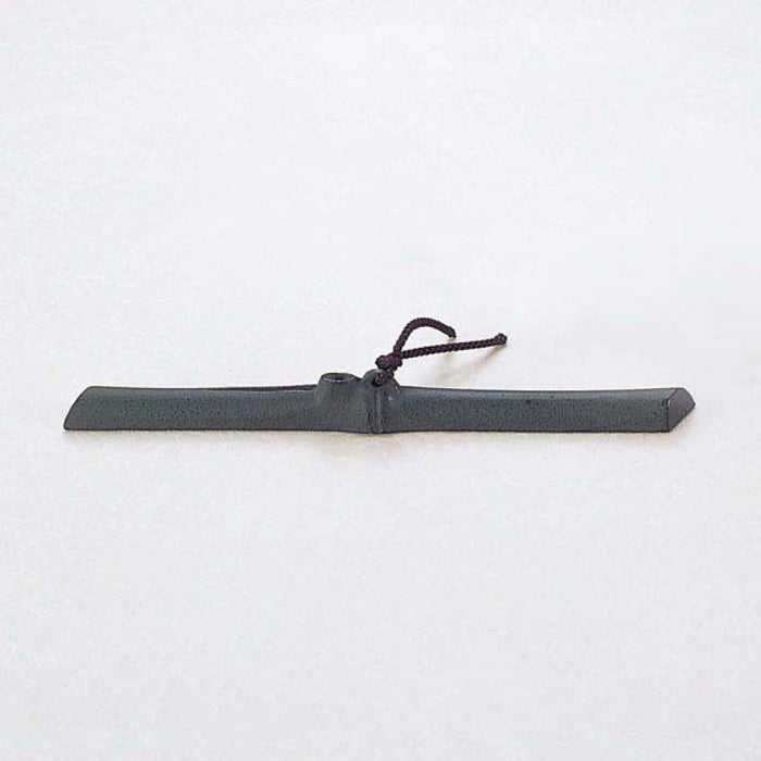 Iwachu Bamboo Blue Small Paperweight 30026 Nambu Ironware-Kiichin - The #1 Place for Japanese Goods in Your Hand!