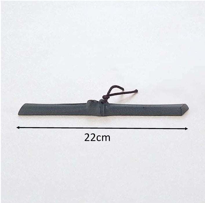 Iwachu Bamboo Blue Small Paperweight 30026 Nambu Ironware-Kiichin - The #1 Place for Japanese Goods in Your Hand!