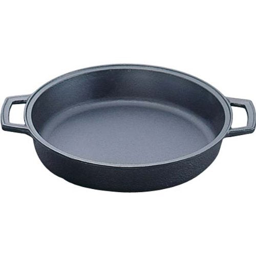Iwachu Sukiyaki Pot 25Cm Black Nambu Ironware IH Compatible Smile Finish-Kiichin - The #1 Place for Japanese Goods in Your Hand!