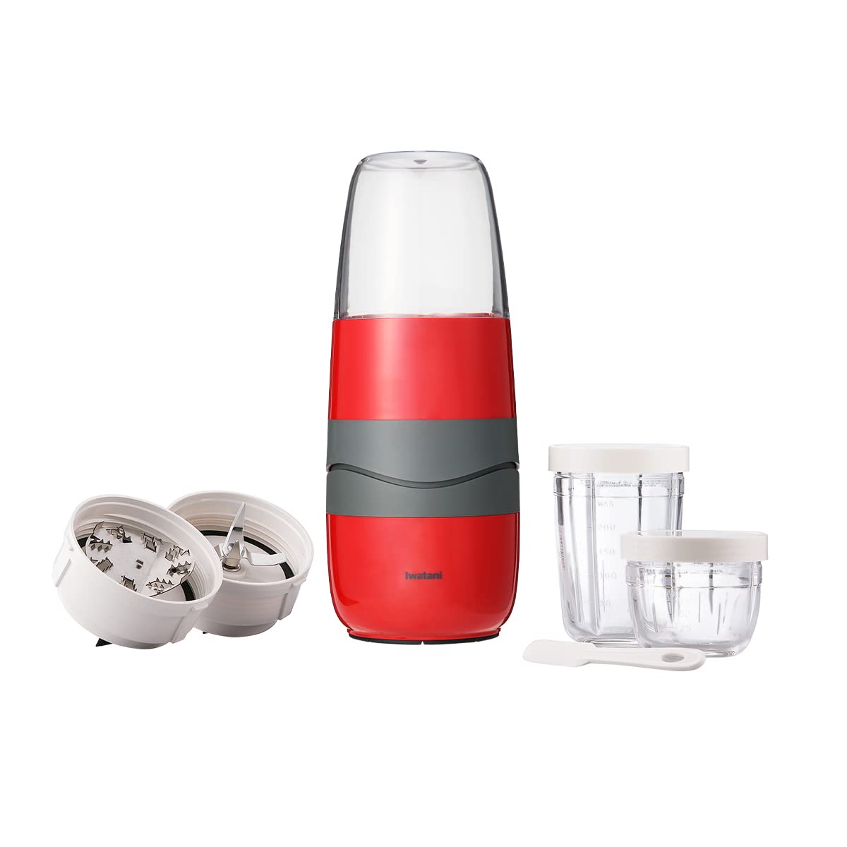 未使用　iwatani Silent MILLSER IFM-S30G-SET Iwatani Silent Blender Grater Cutter Set Ifm-S30G Red