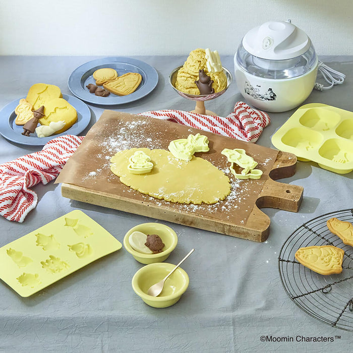 Kai Corporation Moomin White Ice Cream Maker for Home Use DN0607-Kiichin - The #1 Place for Japanese Goods in Your Hand!