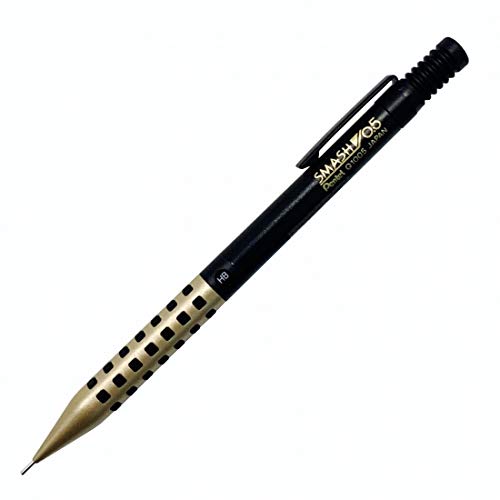 Pentel Smash 0.5 Mechanical Pencil Limited Edition Gold and Black Axis Q1005-Xaks-Kiichin - The #1 Place for Japanese Goods in Your Hand!