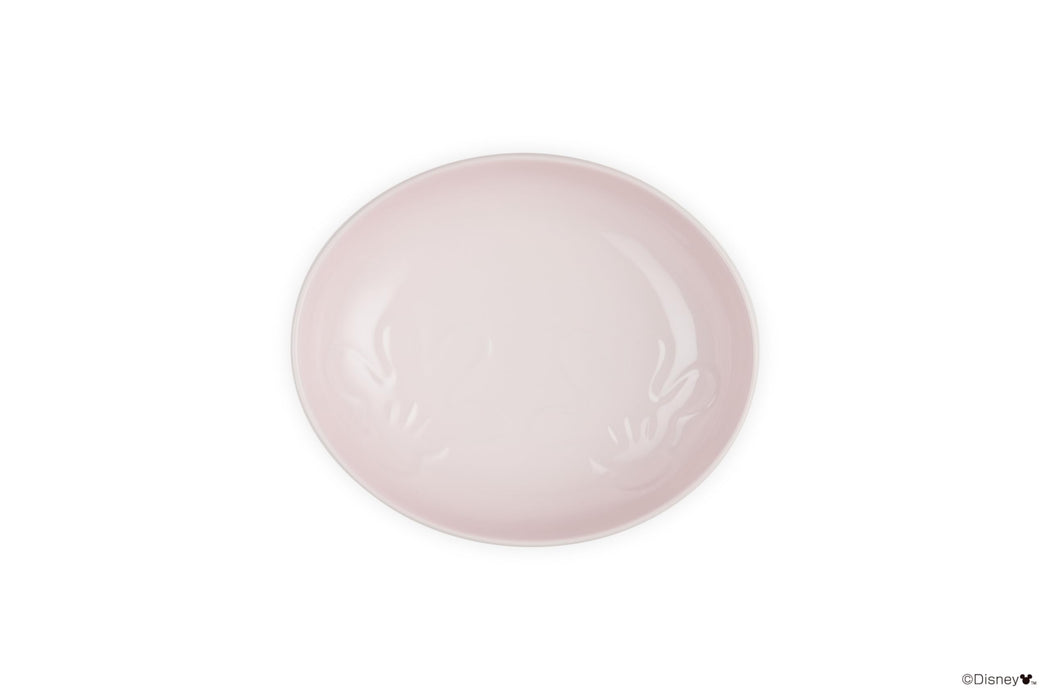 Le Creuset Disney Mickey Mouse Oval Dish 19cm Shell Pink Oven Safe-Kiichin - The #1 Place for Japanese Goods in Your Hand!