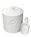 Le Creuset White Pet Food Container with Scoop Official Japanese Product-Kiichin - The #1 Place for Japanese Goods in Your Hand!