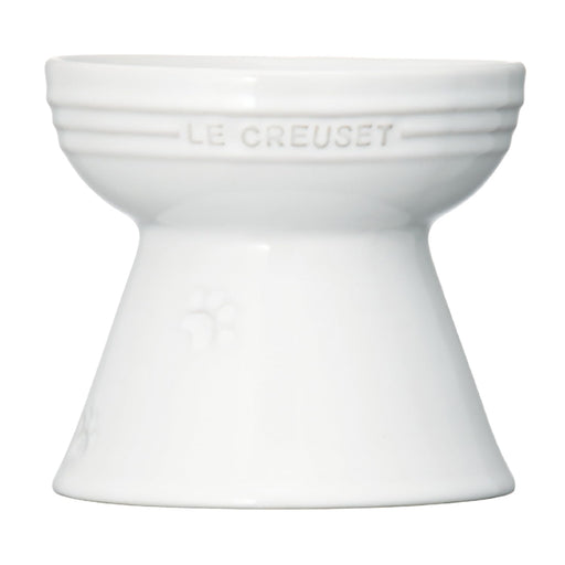 Le Creuset Pet Bowl White Stain-Resistant Microwave-Safe for Dogs Cats-Kiichin - The #1 Place for Japanese Goods in Your Hand!