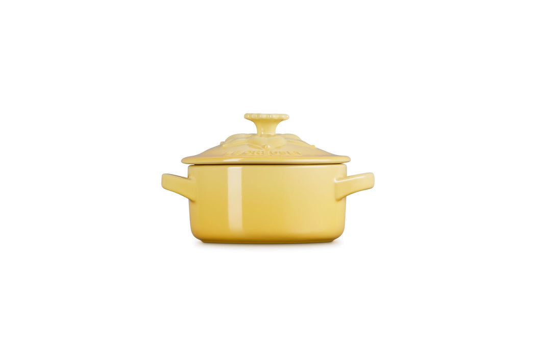 Le Creuset Mini Cocotte Chamomile Design Microwave and Oven Safe Japan