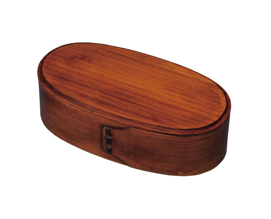 Large Two-Tiered Bent Wood Lunch Box for Students by Yamaya Lacquerware Shop-Kiichin - The #1 Place for Japanese Goods in Your Hand!