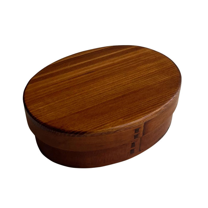 Yamaya Lacquerware Shop Magewappa Oval Wood Grain Kids Bento Lunch Box-Kiichin - The #1 Place for Japanese Goods in Your Hand!