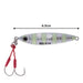 Major Craft Jigpara Metal Jig 60g Zebra Glow JPTG-60#7-Kiichin - The #1 Place for Japanese Goods in Your Hand!