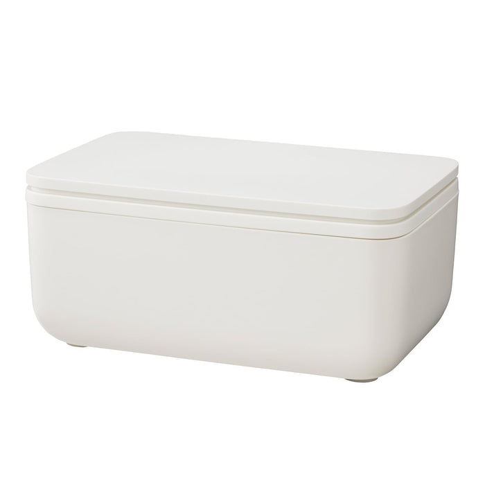 Marna White One-Handed Easy Open Wet Tissue Case with Good Lock W649W-Kiichin - The #1 Place for Japanese Goods in Your Hand!