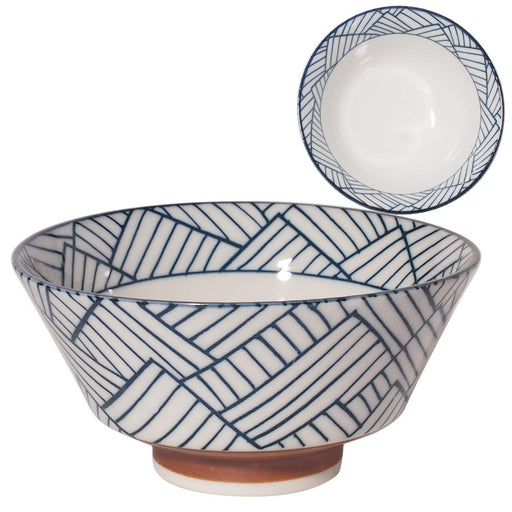 Minoru Pottery Mino Ware Suzu 150 Bowl with Ajiromon Pattern-Kiichin - The #1 Place for Japanese Goods in Your Hand!