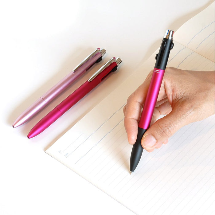 Mitsubishi Pencil Jet Stream Prime 0.5 3-Color Ballpoint Pen Light Pink Easy Write-Kiichin - The #1 Place for Japanese Goods in Your Hand!