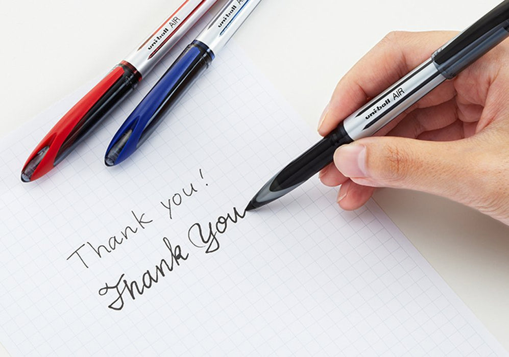 Mitsubishi Pencil Uniball Air Blue Ballpoint Pen 0.5mm Tip-Kiichin - The #1 Place for Japanese Goods in Your Hand!