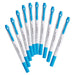 Mitsubishi Pencil ProPass Window Blue Color Marker 10 Piece Set Hako Pus103T.33-Kiichin - The #1 Place for Japanese Goods in Your Hand!
