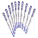 Mitsubishi Pencil ProPass Window Light Violet Color Marker 10 Pieces Set-Kiichin - The #1 Place for Japanese Goods in Your Hand!
