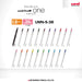 Mitsubishi Pencil Uniball One Gel Ballpoint Pen 0.38mm Yellow 10-Pack-Kiichin - The #1 Place for Japanese Goods in Your Hand!