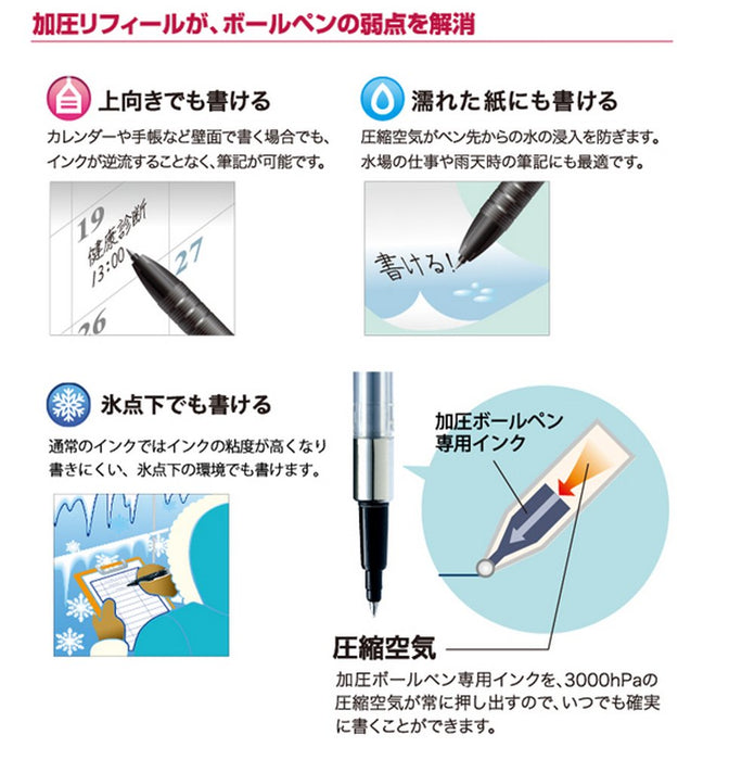 Mitsubishi Pencil Power Tank SN-200PT-07 Oil-Based Black Ballpoint Pen 24 Pack-Kiichin - The #1 Place for Japanese Goods in Your Hand!