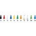 Mitsubishi Pencil Medium Point Paint Marker 6 Colors Px206C Set-Kiichin - The #1 Place for Japanese Goods in Your Hand!